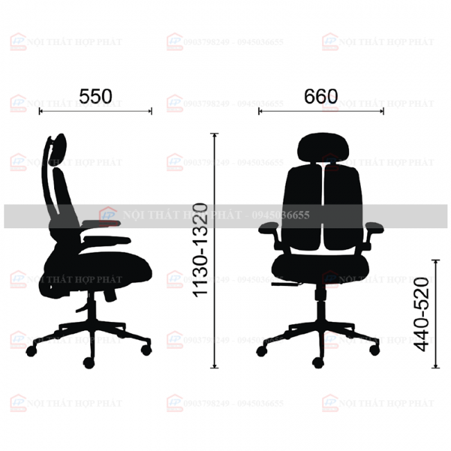 Ghế Da CN Lãnh Đạo M1109 -01
